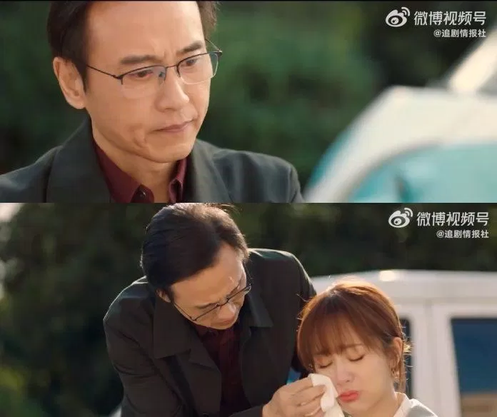 Thầy Lâm đi ăn kem với Chi Hiệu nhưng con gái chỉ khóc. (Ảnh: Internet)