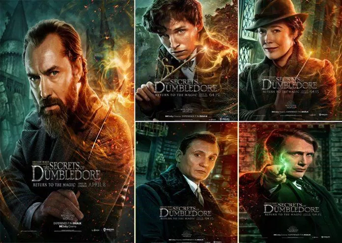 Poster của các nhân vật trong Fantastic Beasts: The Secrets of Dumbledore đã được tung ra (Nguồn: Internet)