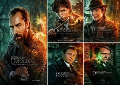 Poster các nhận vật trong Fantastic Beasts: The Secrets of Dumbledore đã được phát hành (Nguồn: Internet)