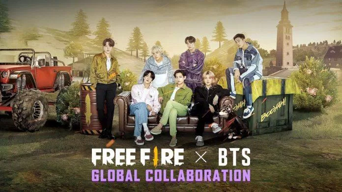 Free Fire công bố đại sứ thương hiệu toàn cầu BTS (Nguồn: Internet)