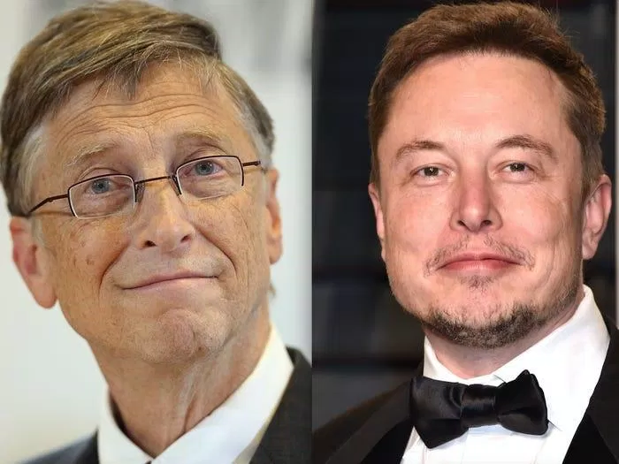 Bill Gates và Elon Musk (Ảnh: Internet).