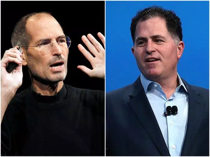 Steve Jobs và Michael Dell (Ảnh: Internet). Steve Jobs và Michael Dell (Ảnh: Internet).