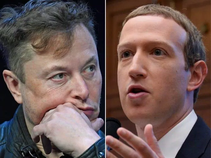 Elon Musk và Mark Zuckerberg (Ảnh: Internet). Elon Musk và Mark Zuckerberg (Ảnh: Internet).