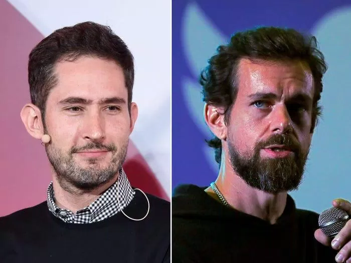 Kevin Systrom và Jack Dorsey (Ảnh: Internet). Kevin Systrom và Jack Dorsey (Ảnh: Internet).
