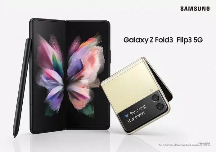 Galaxy Z Fold 3 và Z Flip 3 năm 2021 (Ảnh: Internet).