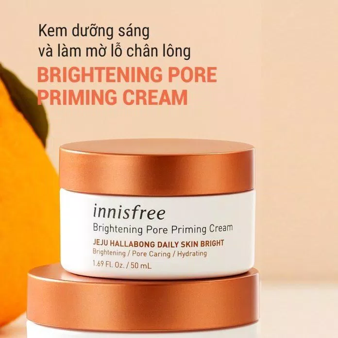 Kem dưỡng Hallabong Innisfree Brightening Pore Priming Cream (Nguồn: Internet)