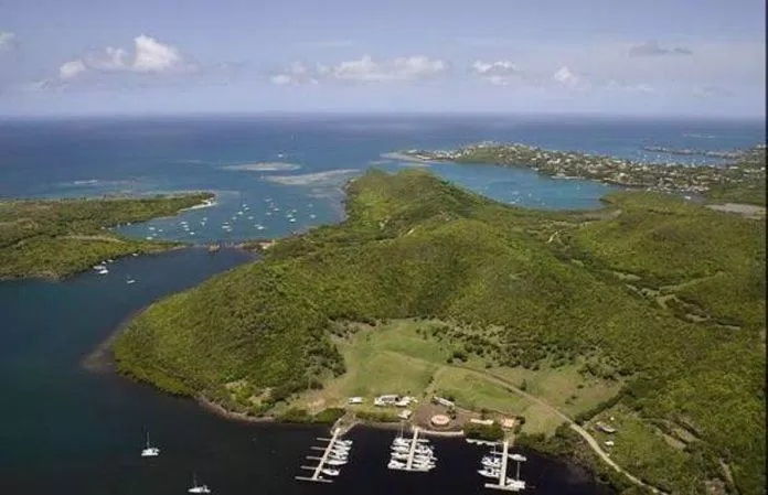 Đảo Hog nhìn từ trên cao (Ảnh: Internet)