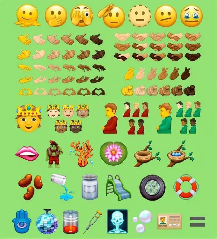 iOS 15.4 có tới 37 biểu tượng cảm xúc mới được thêm vào iPhone. (Ảnh: Internet) iOS 15.4 có tới 37 biểu tượng cảm xúc mới được thêm vào iPhone. (Ảnh: Internet)