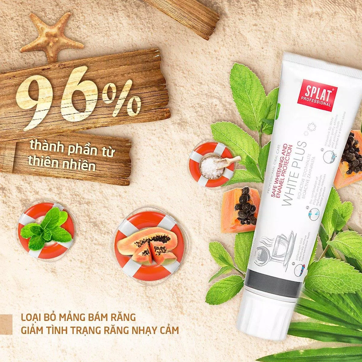 Kem đánh răng Splat White Plus (Nguồn: Internet)