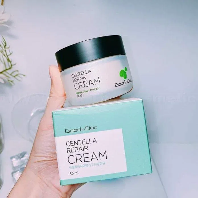 Kem dưỡng Goodndoc Centella Repair Cream có thiết kế đơn giản, tinh tế (ảnh: internet) Kem dưỡng Goodndoc Centella Repair Cream có thiết kế đơn giản, tinh tế (ảnh: internet)