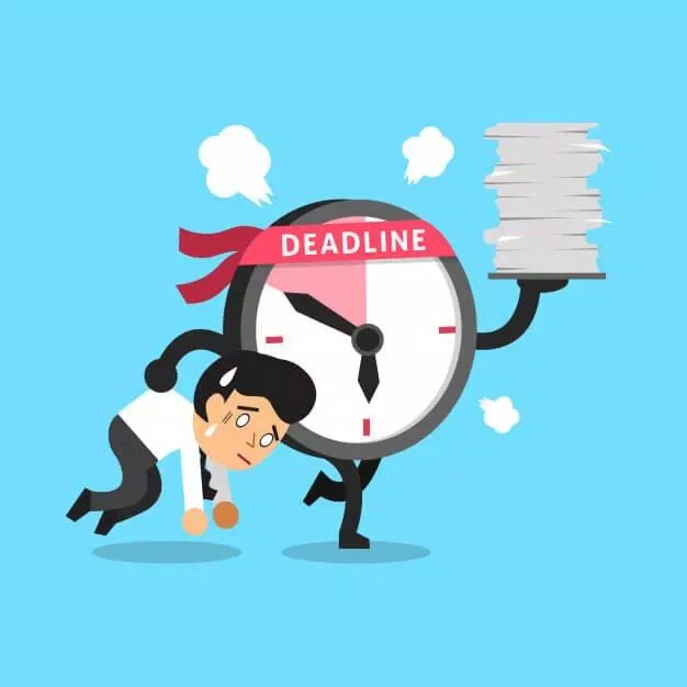 Chạy dealine với thời gian (Nguồn: Internet). Chạy dealine với thời gian (Nguồn: Internet).