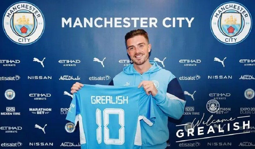 Jack Grealish gia nhập Man City (Ảnh: Internet).