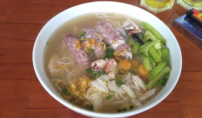 Món bún bề bề của quán. (Ảnh: Internet)