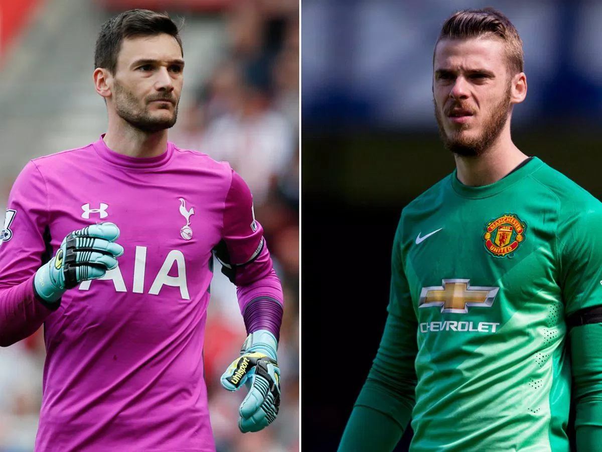 Lloris và De Gea, ai sẽ phải vào lưới nhặt bóng? (Ảnh: Internet).