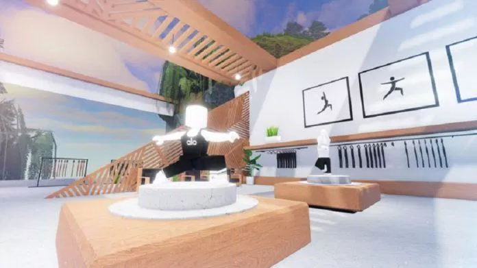 Cửa hàng Alo Yoga trong game Roblox (Ảnh: Internet). Cửa hàng Alo Yoga trong game Roblox (Ảnh: Internet).