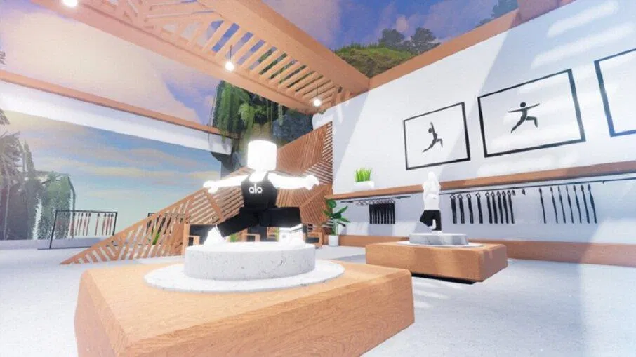 Cửa hàng Alo Yoga trong game Roblox (Ảnh: Internet).