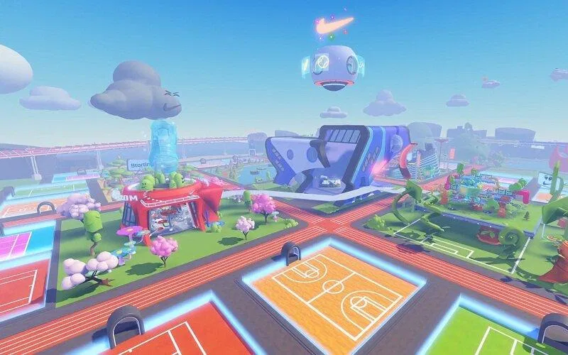 Thế giới ảo trong game Roblox (Ảnh: Internet).
