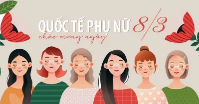 Ngày Quốc tế Phụ Nữ 8/3/2022 rơi vào thứ 3. (Ảnh: Internet)