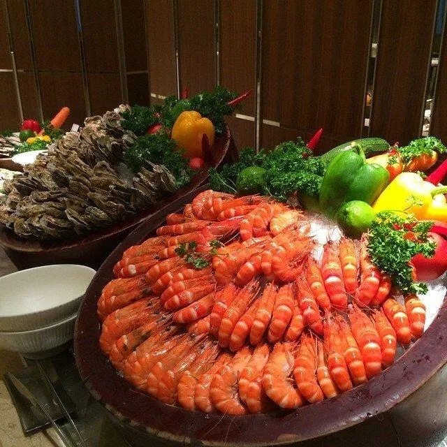 Buffet hải sản tại nhà hàng hải sản La Brasserie (ảnh: internet)