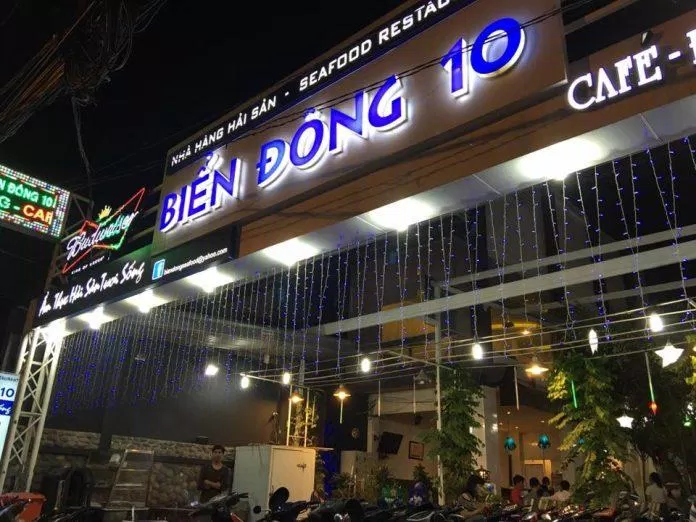 Nhà hàng hải sản Biển Đông 10 tại quận Tân Bình (ảnh: internet)