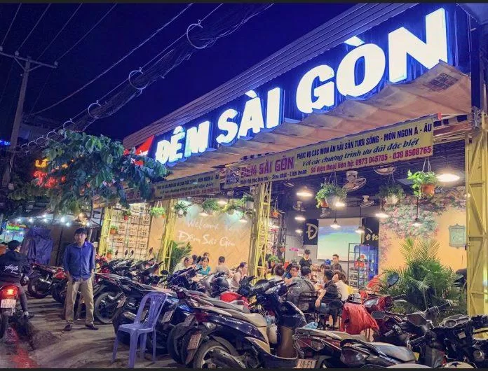 Đêm Sài Gòn. (Ảnh: Internet)