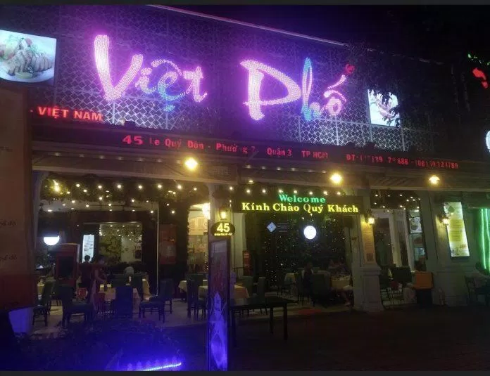 Nhà hàng Việt Phố. (Ảnh: Internet)