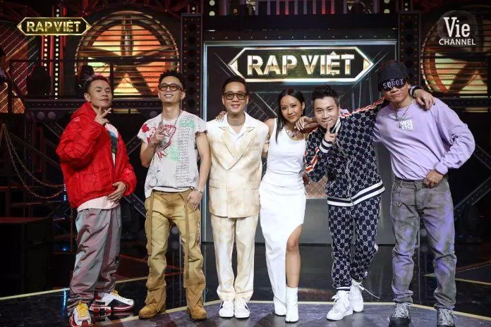 Dàn giám khảo và huấn luyện viên Rap Việt được khán giả yêu thích ở mùa 1 (Nguồn: Internet)