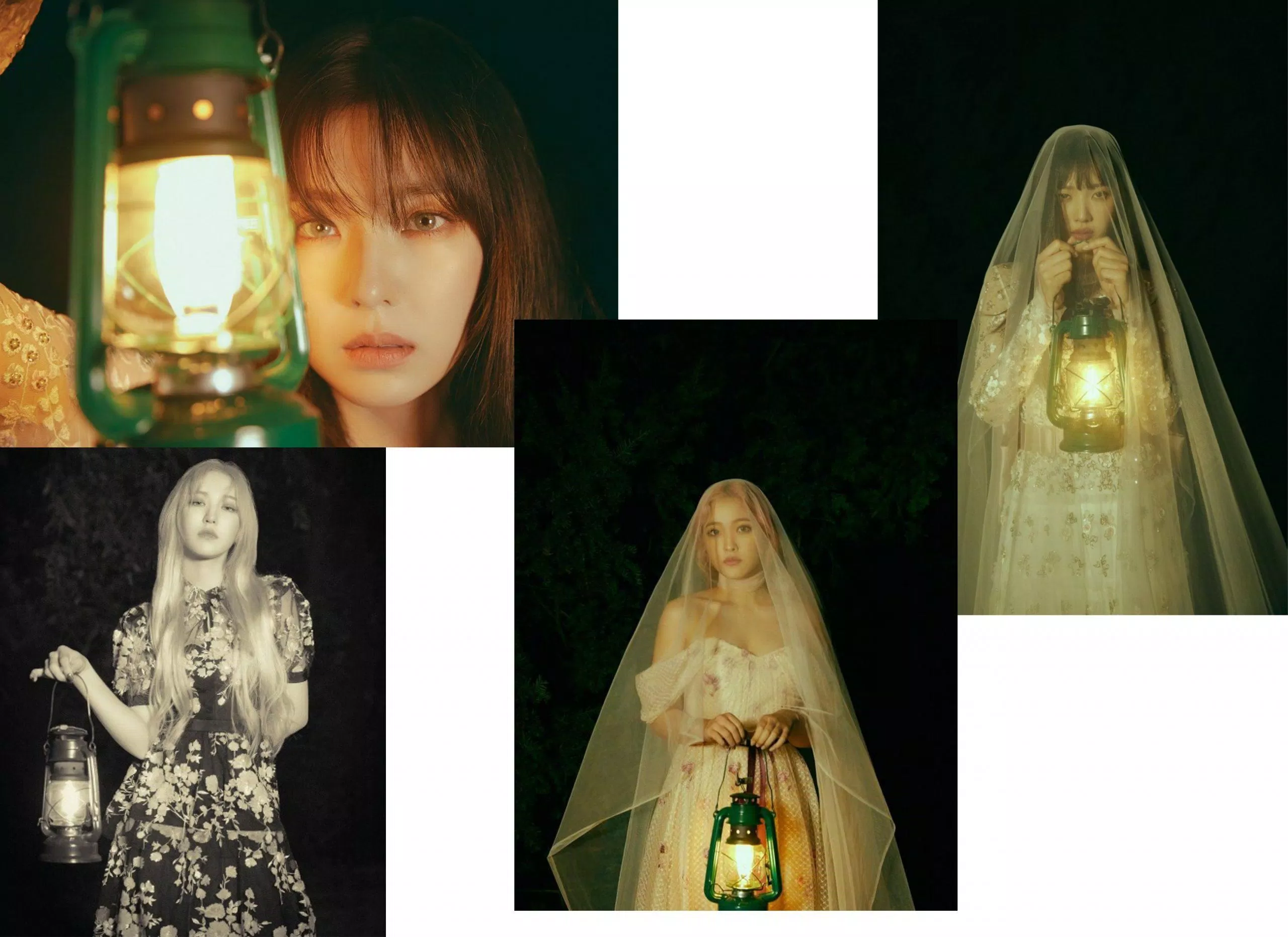 Trong "Psycho", các thành viên khác đều cầm đèn trong bức ảnh. (Nguồn: Internet) Trong "Psycho", các thành viên khác đều cầm đèn trong bức ảnh. (Nguồn: Internet)