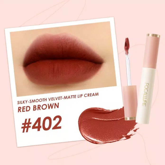Silky-Smooth Velvet Matte Lip Cream Red Brown #402