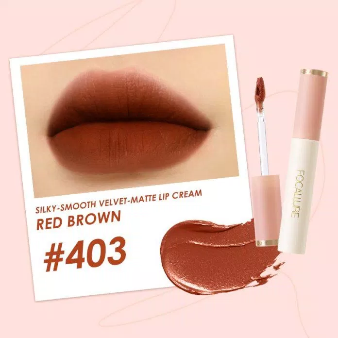 Silky-Smooth Velvet Matte Lip Cream Red Brown #403