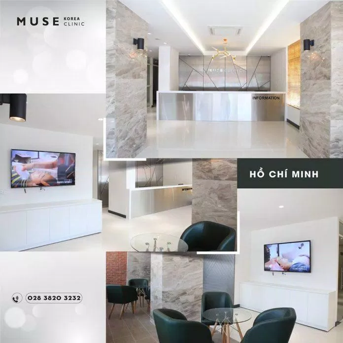 Thiết kế hiện đại của Muse Clinic Việt Nam tại thành phố Hồ Chí Minh (ảnh: internet)