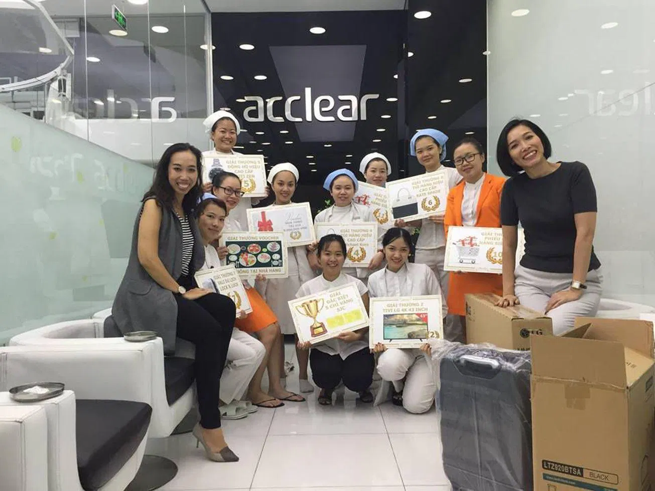 Không gian bên trong Trung tâm chăm sóc da Acclear (ảnh: internet) Không gian bên trong Trung tâm chăm sóc da Acclear (ảnh: internet)