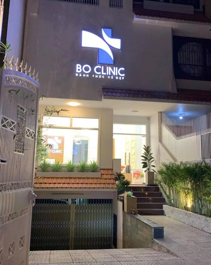 Không gian bên ngoài của Bo Clinic Spa (ảnh: internet)