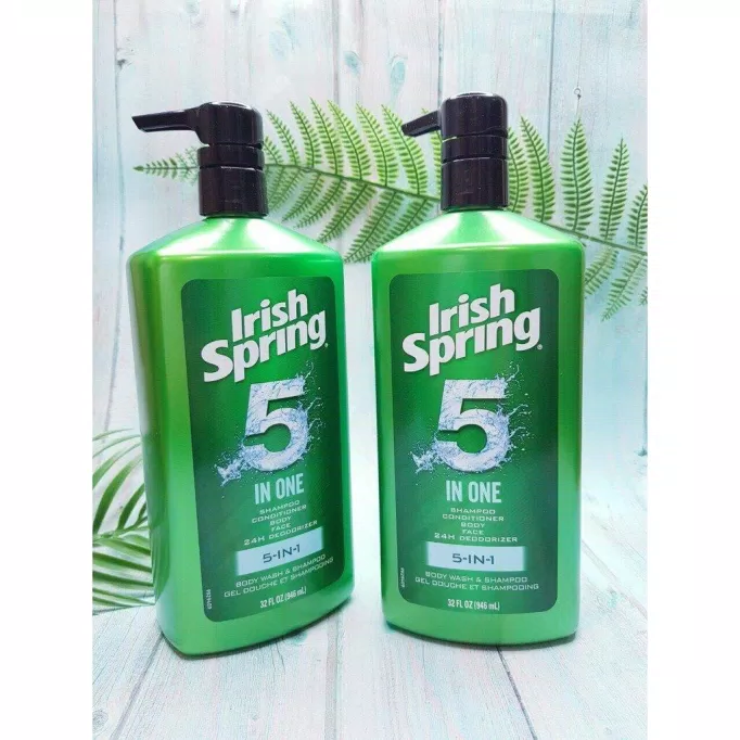 Sữa tắm nam Irish Spring Body Wash 5 in 1 ( Ảnh: internet)