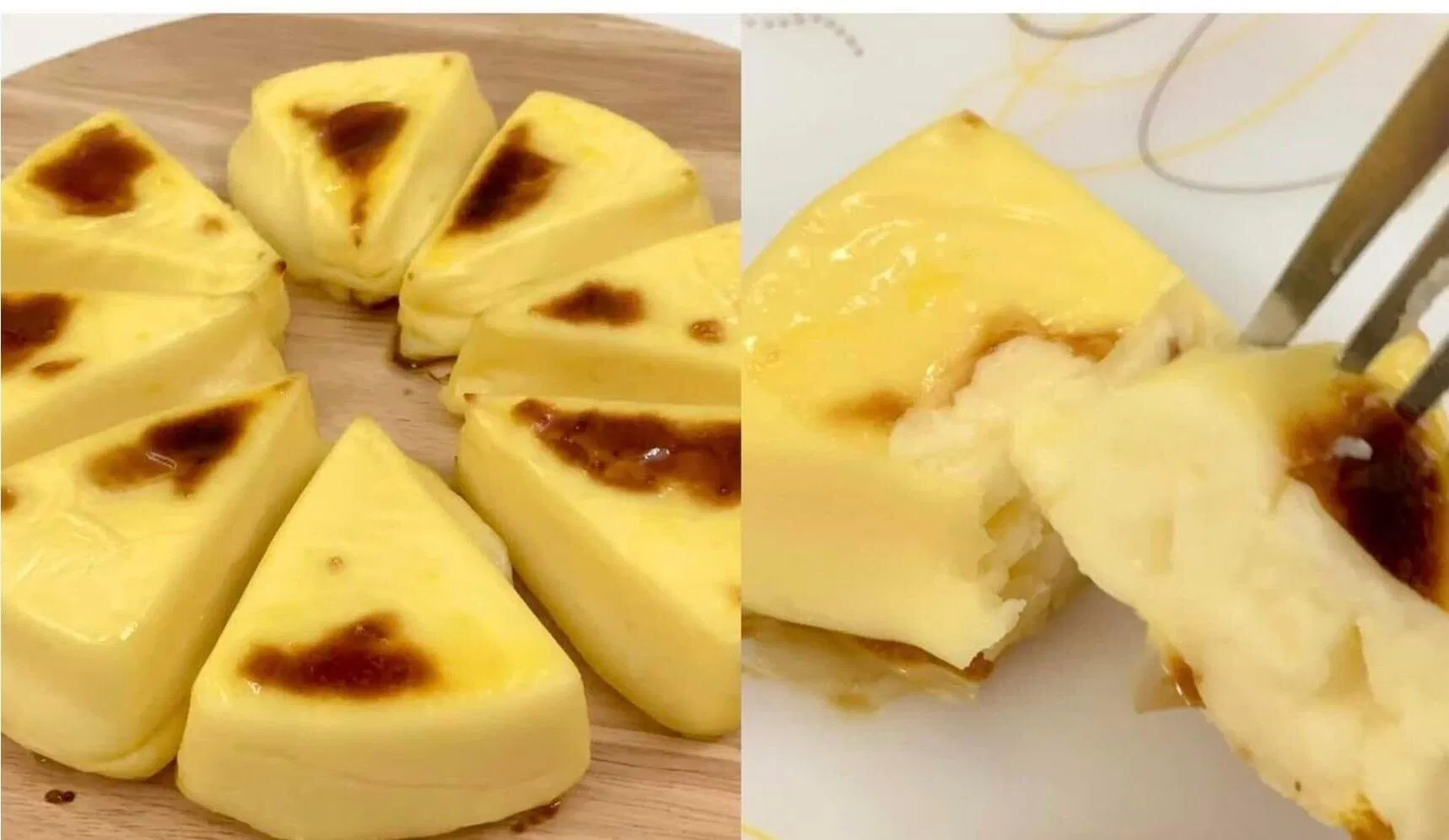 Thành phẩm bánh pudding phô mai sữa nướng (Nguồn: Internet)