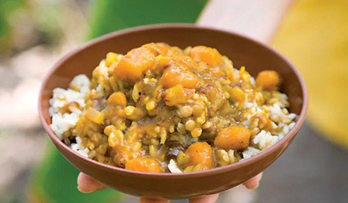 Batar Da’an, món ăn ngon miệng làm từ ngô và đậu xanh. (Nguồn: Internet)