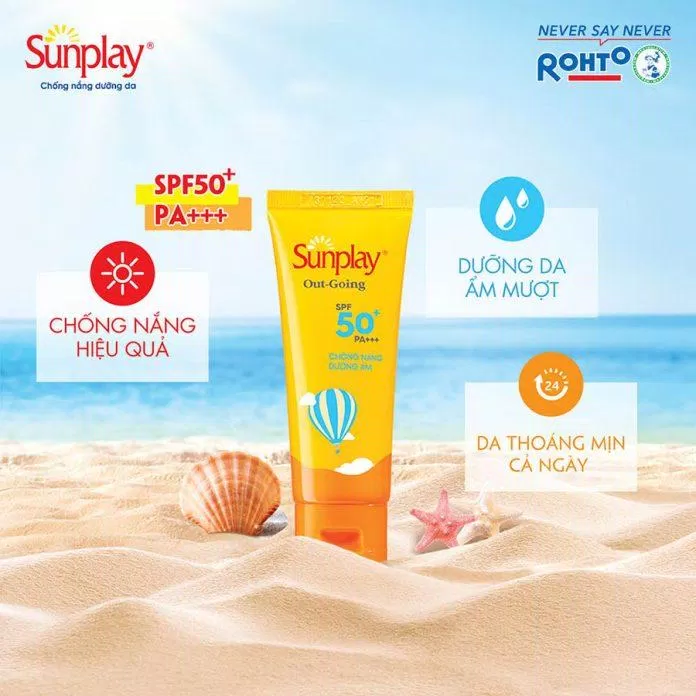 Kem Chống Nắng Dưỡng Da Sunplay Out Going SPF 50+ PA+++ (Nguồn: Internet)