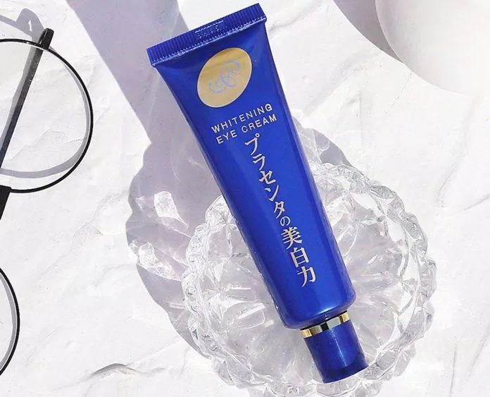 Meishoku Whitening Eye Cream là dòng kem dưỡng mắt rất được các cô nàng ưa chuộng nhờ kết cấu mỏng nhẹ, thấm nhanh (nguồn: internet)