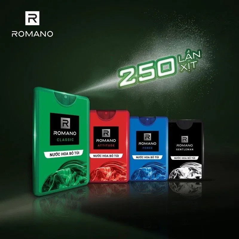 Nước hoa bỏ túi Romano
