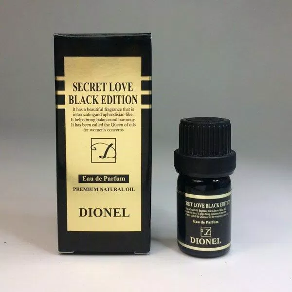 Nước hoa vùng kín nữ Dionel màu đen có thiết kế đơn giản nhưng chất liệu lại không tầm thường (Nguồn: Internet)