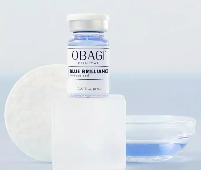 Peel da chuyên sâu Obagi Clinical Blue Brilliance Triple Acid Peel (Ảnh: Internet).