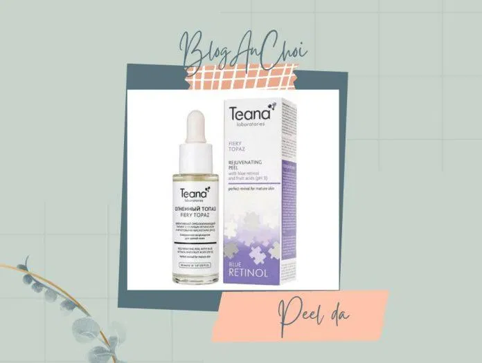 Peel da hoá học Teana Blue Retinol Fiery Topaz Rejuvenating Peel (Ảnh: Internet).