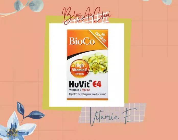 Viên uống bổ sung Vitamin E BioCo Huvit E4 (Ảnh: Internet).
