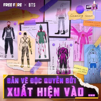 Bản vẽ độc quyền do BTS thiết kế (Nguồn: Internet) Bản vẽ độc quyền do BTS thiết kế (Nguồn: Internet)