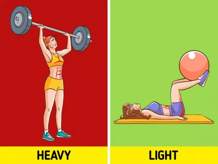 Cần để cơ thể quen dần với việc tập các động tác thể dục (Ảnh: Bright Side). Cần để cơ thể quen dần với việc tập các động tác thể dục (Ảnh: Bright Side).