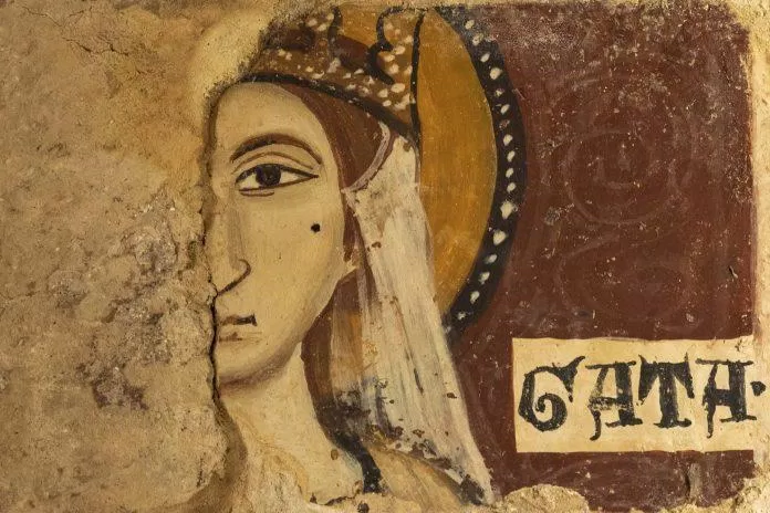 Tranh tường ở Santa Lucia alle Malve (Nguồn: Internet) Tranh tường ở Santa Lucia alle Malve (Nguồn: Internet)