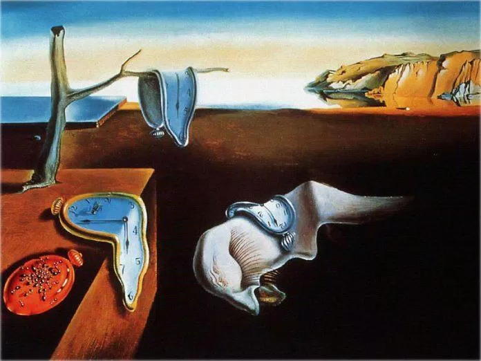 kiệt tác hội họa siêu thực The persistence of Memory của hoạ sĩ Salvador Dalí, ảnh Internet
