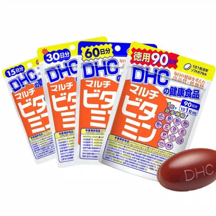 Viên uống vitamin tổng hợp DHC Multi Vitamins được thiết kế dạng túi nhựa có khóa kéo tiện lợi (Nguồn: Internet).