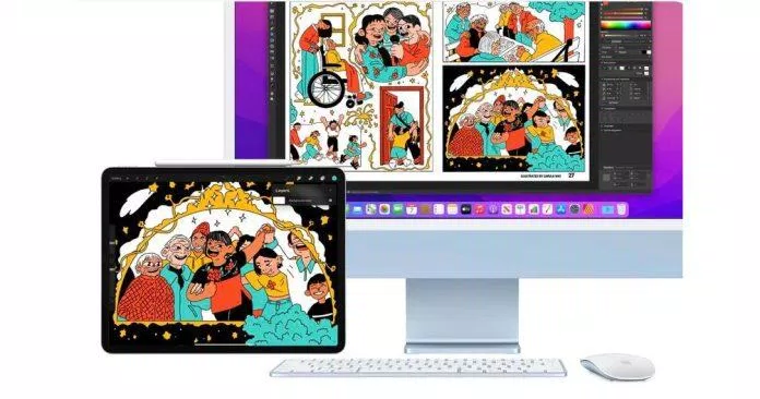 Với tính năng Universal Control bạn có thể sử dụng các thiết bị khác làm màn hình thứ hai. (Ảnh: Internet) Với tính năng Universal Control bạn có thể sử dụng các thiết bị khác làm màn hình thứ hai. (Ảnh: Internet)