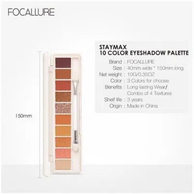 Tổng thể bên trong của bảng mắt Focallure Uptown Girls(Ảnh: internet) Tổng thể bên trong của bảng mắt Focallure Uptown Girls(Ảnh: internet)